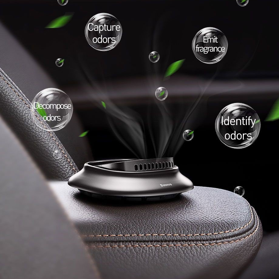 Bộ khuếch tán kèm nước hoa khô dùng cho xe hơi Baseus Little Volcano Vehicle-mounted Fragrance Holder - Hàng chính hãng