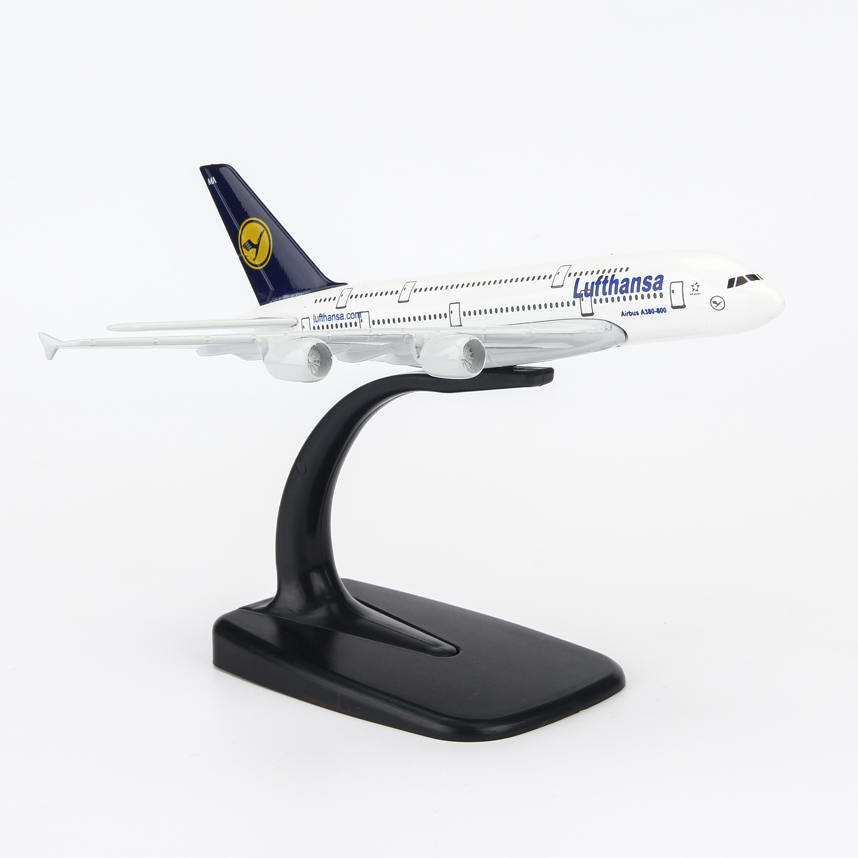 Mô Hình Máy Bay A380 LUFTHANSA EVERFLY 16CM