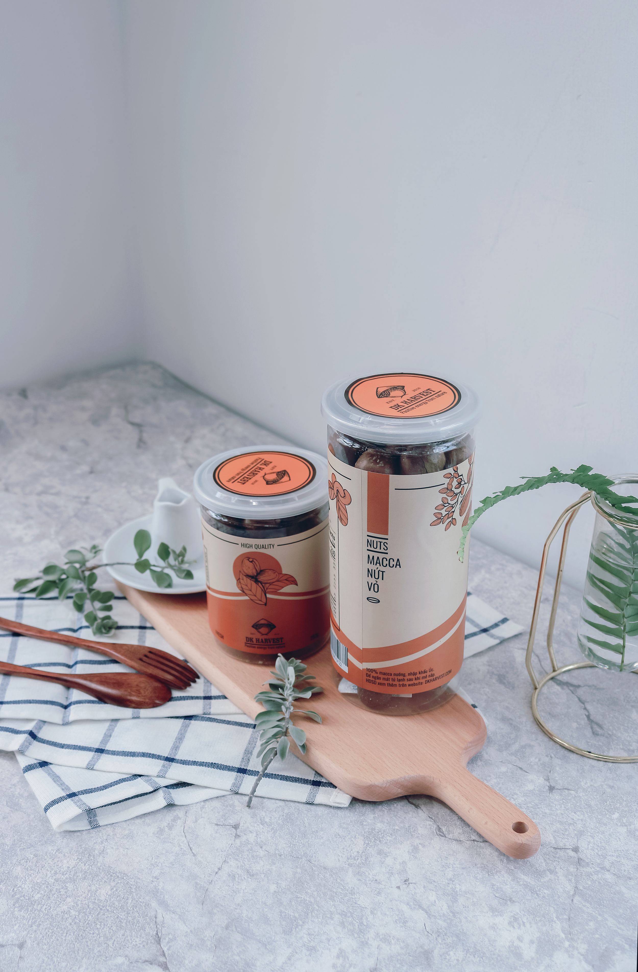 Hạt Macca nướng nứt vỏ DK HARVEST nhập khẩu Australia