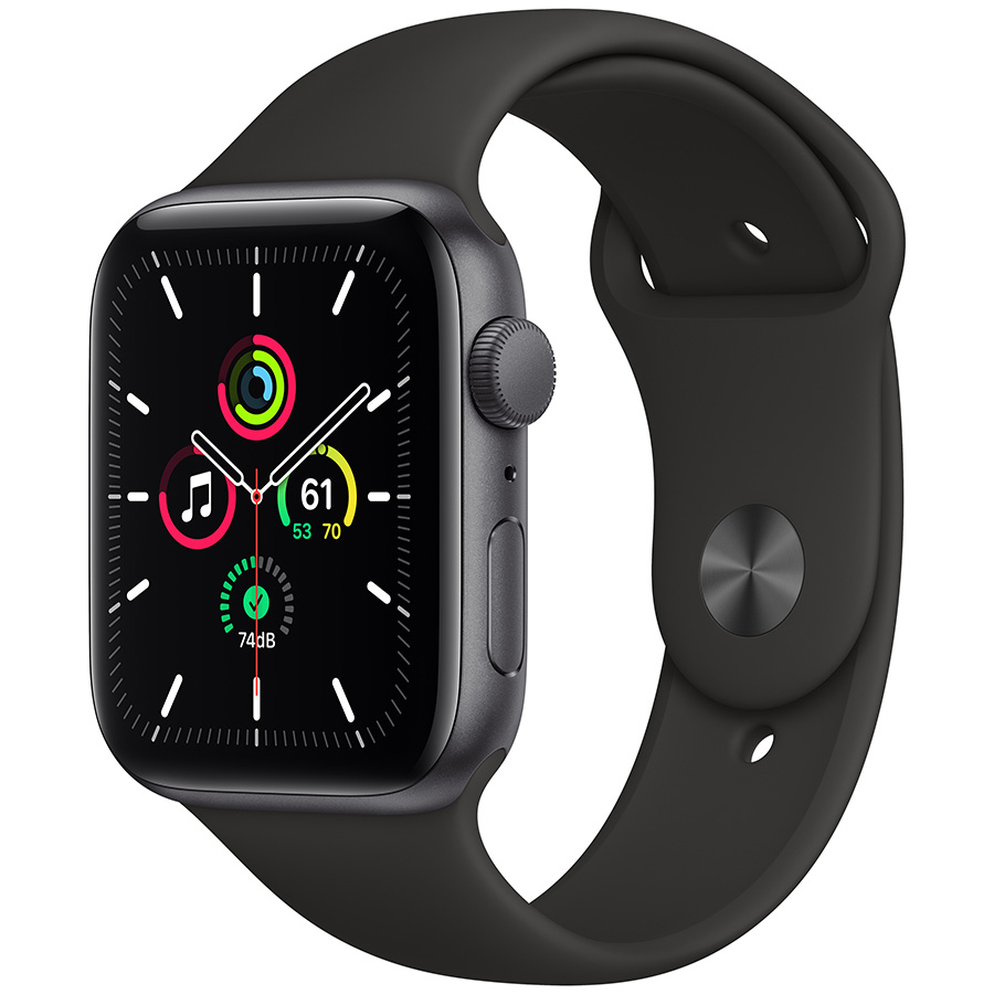 Apple Watch SE GPS Sport Band (Viền Nhôm, Dây Cao Su)