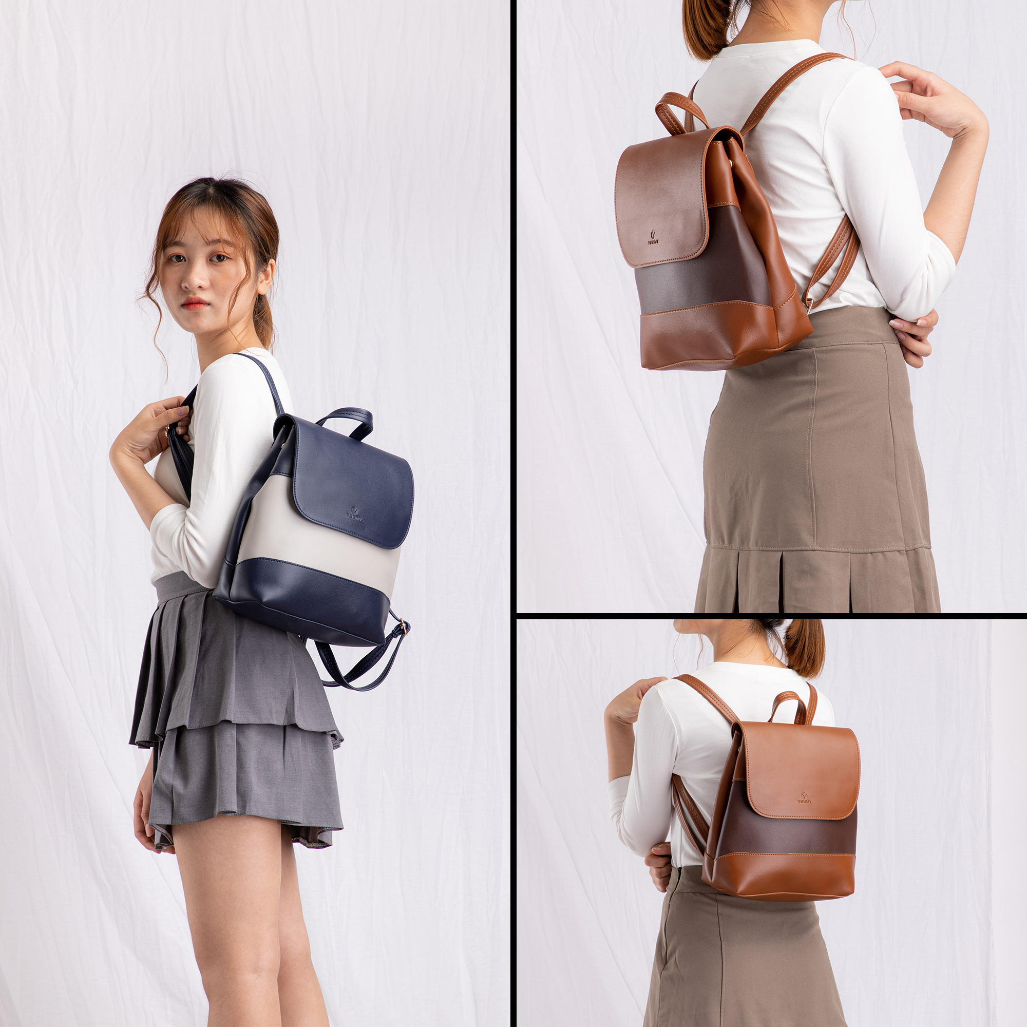 Balo nữ thời trang đa năng YUUMY YBA21 nhiều màu - Hàng Chính Hãng