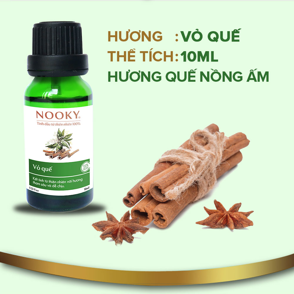 [10ml] Tinh dầu Vỏ Quế NOOKY 100% Thiên Nhiên - TORO FARM