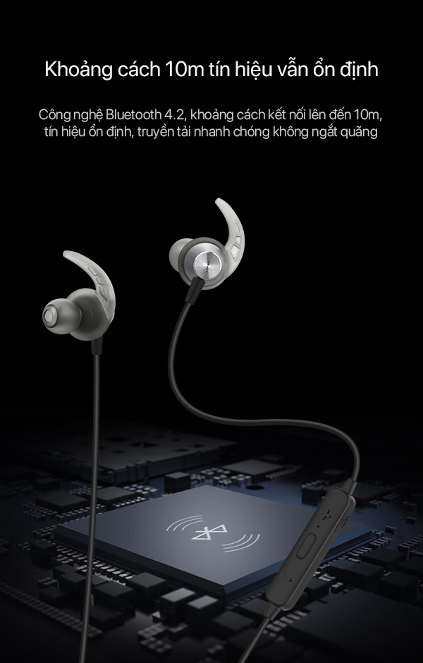 [[ Chờ 140h - Nghe 6h - Phạm Vi 10m - Bluetooth 4.2 ]] - Tai Nghe Bluetooth Không Dây - Cho iOS/Apple (iPhone/iPad), Android - R5 - Hàng Chính Hãng