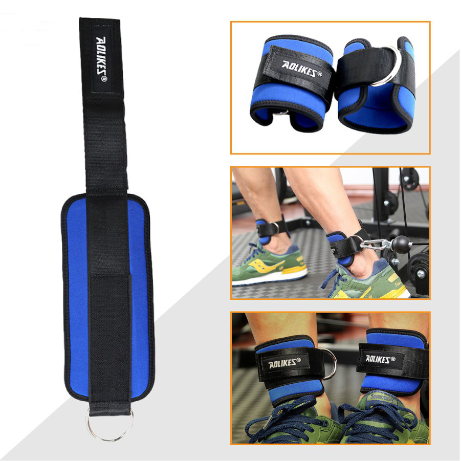Quấn Cổ Chân GYM Hỗ Trợ Tập Mông Chân Với Cáp Kickback Aolikes