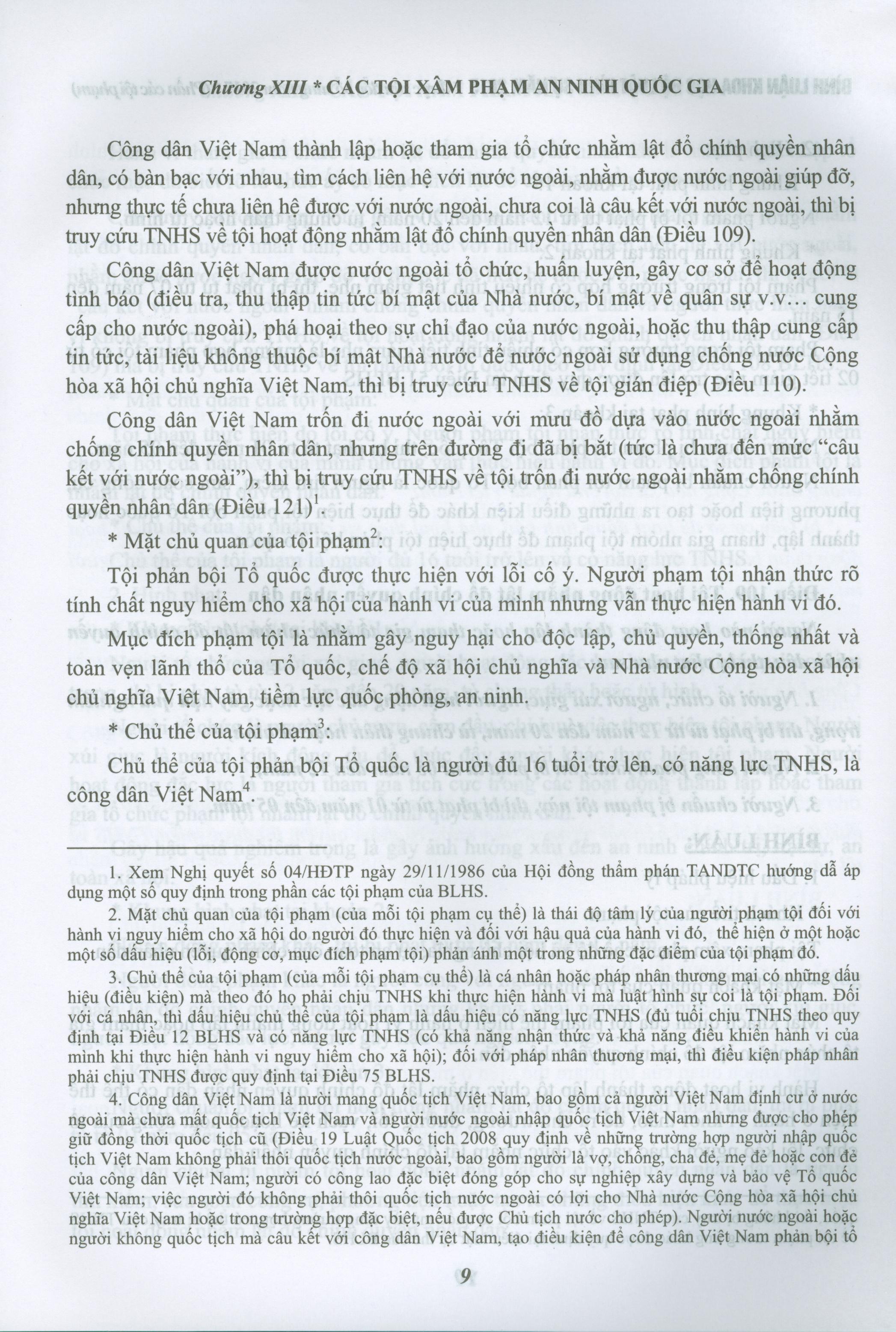 Sách - Bình luận khoa học Bộ luật hình sự năm 2015 được sửa đổi, bổ sung năm 2017 - Phần các tội phạm