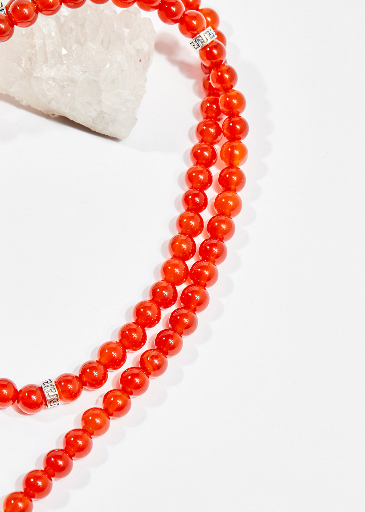 Chuỗi 108 hạt đá mã não đỏ 6mm mệnh hỏa , thổ - Ngọc Quý Gemstones