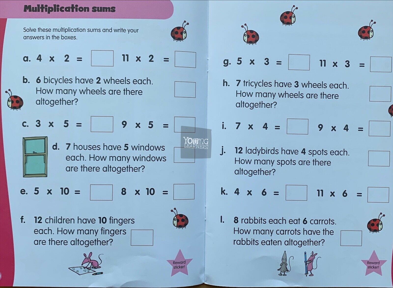 Help With HomeWork - 4 Book Bumper Pack  : Maths , Multiplying and Dividing , Spelling and Times Tables (Ages 7+) (Includes Awesome Poster)