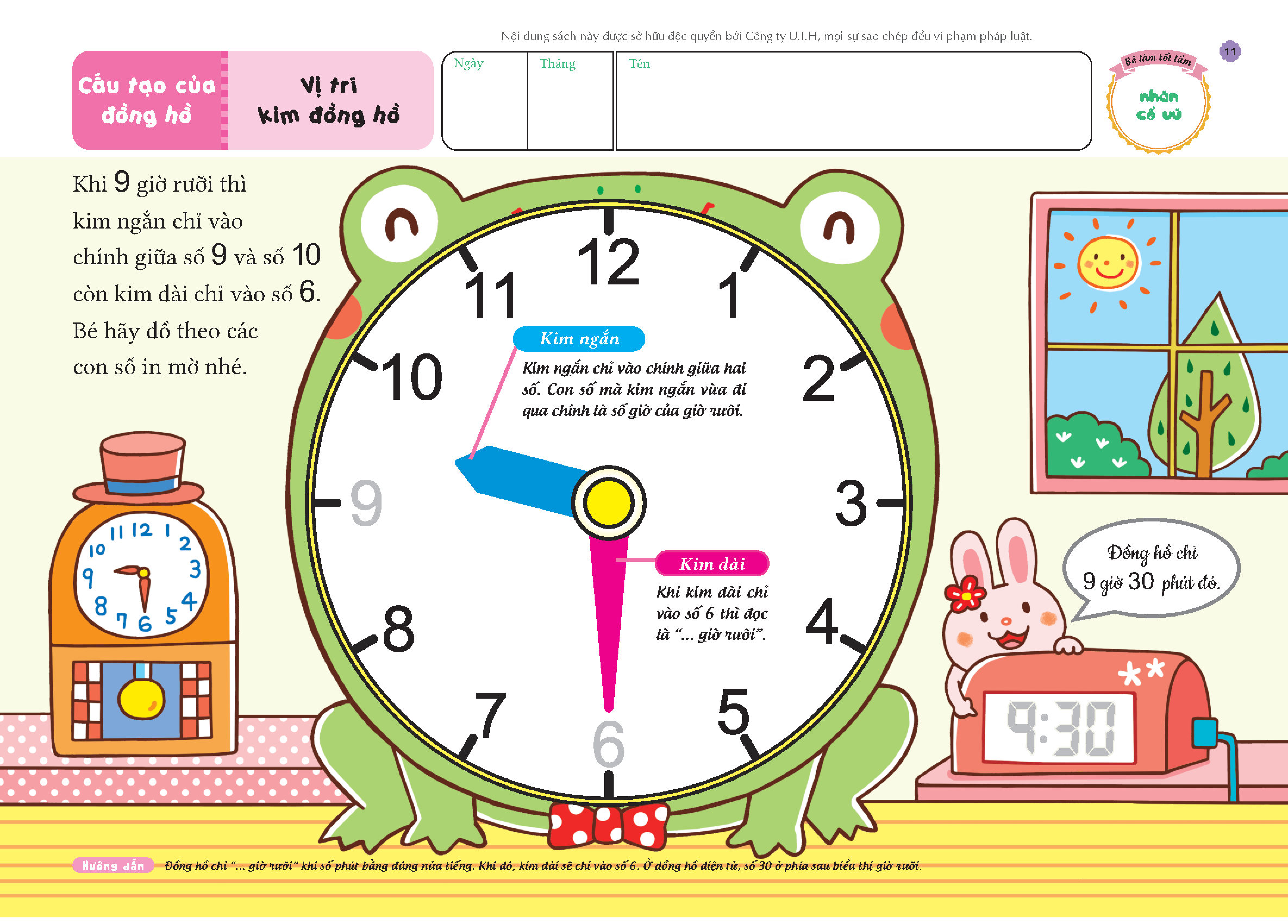 SÁCH THIẾU NHI CHO TRẺ 5-7 TUỔI _ Xem đồng hồ nâng cao