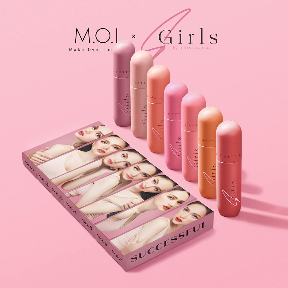 Son Môi M.O.I Kem Lì Sgirl By Hương Giang (Chính Hãng) - NO6-Stylish