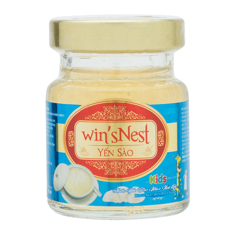 Nước Yến Sào win'sNest Kids (6 Lọ x 70 ml / Lốc)