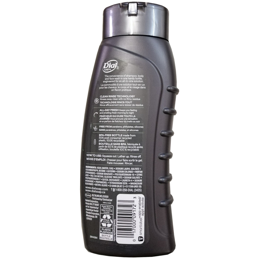 Sữa tắm gội Dial For Men Hydro Fresh 473ml