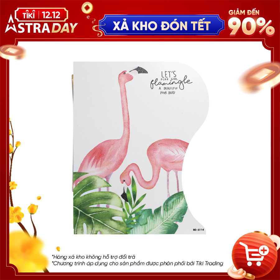 Kệ Chặn Sách Xếp - A Beautiful Pink Bird - 6114