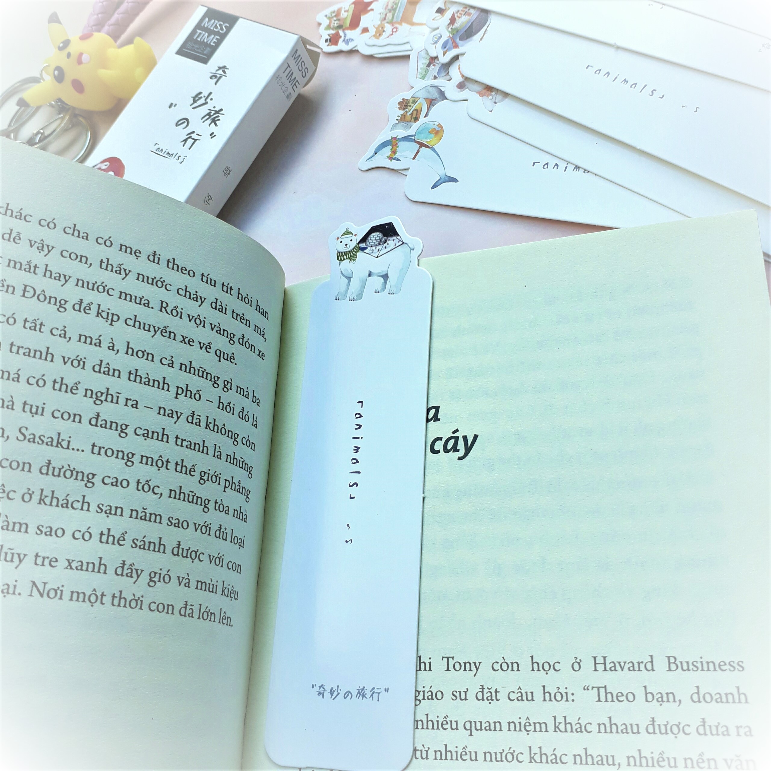 Bộ 30 Bookmark Đánh Dấu Sách Animals