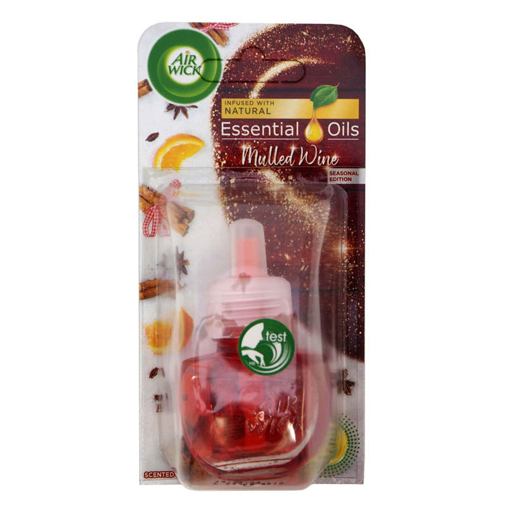 Lọ tinh dầu thiên nhiên Air Wick Mulled Wine 19ml QT06510 - cam, quế, hồi