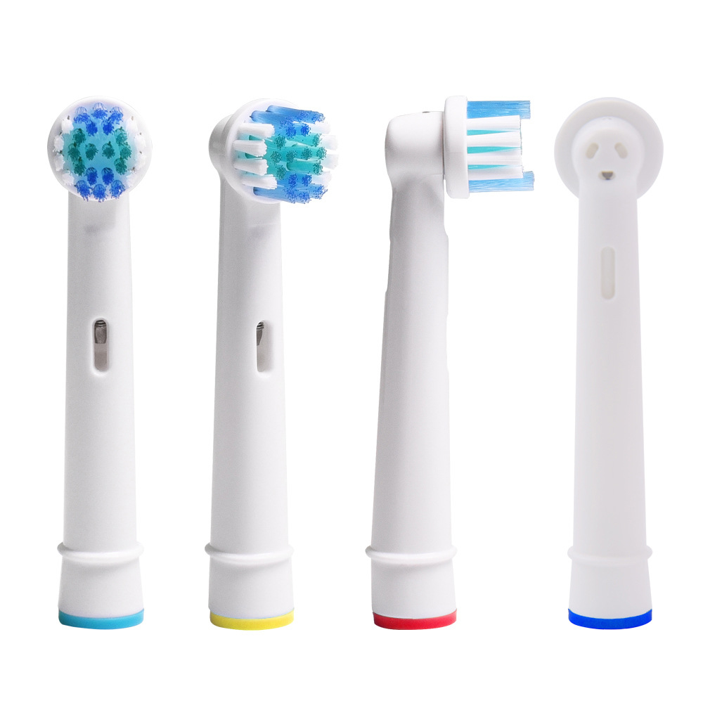 Cho máy Braun Oral-B, Bộ 4 đầu bàn chải đánh răng điện - Đánh tan mảng bám- SB-17A