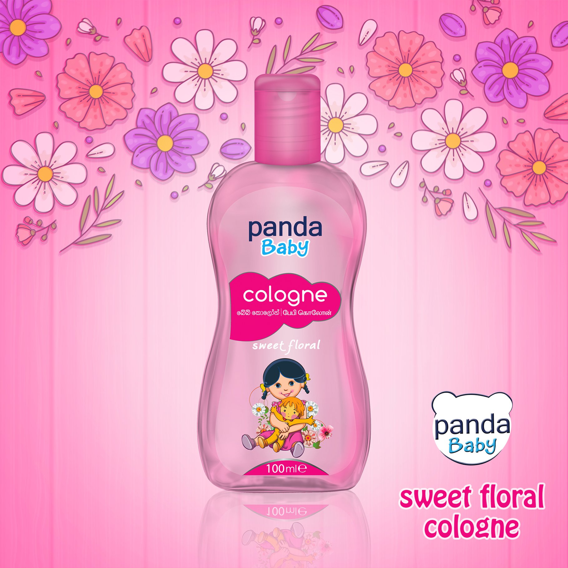 Nước hoa cho bé Panda Baby Cologne Sweet Floral