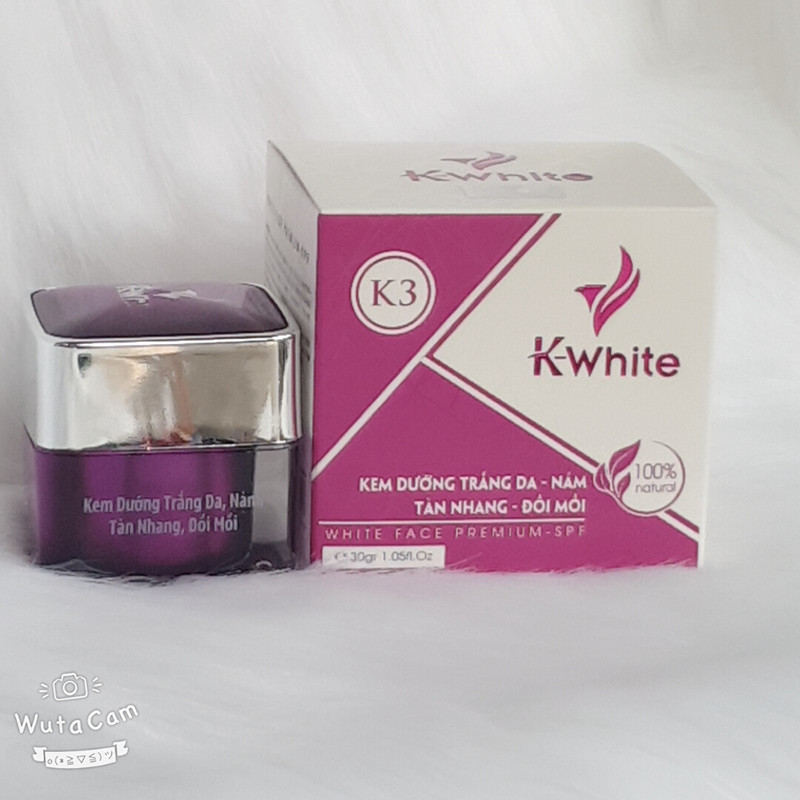 Kem Dưỡng Trắng Da, Nám, Tàn Nhang, Đồi Mồi - K-White - 30G