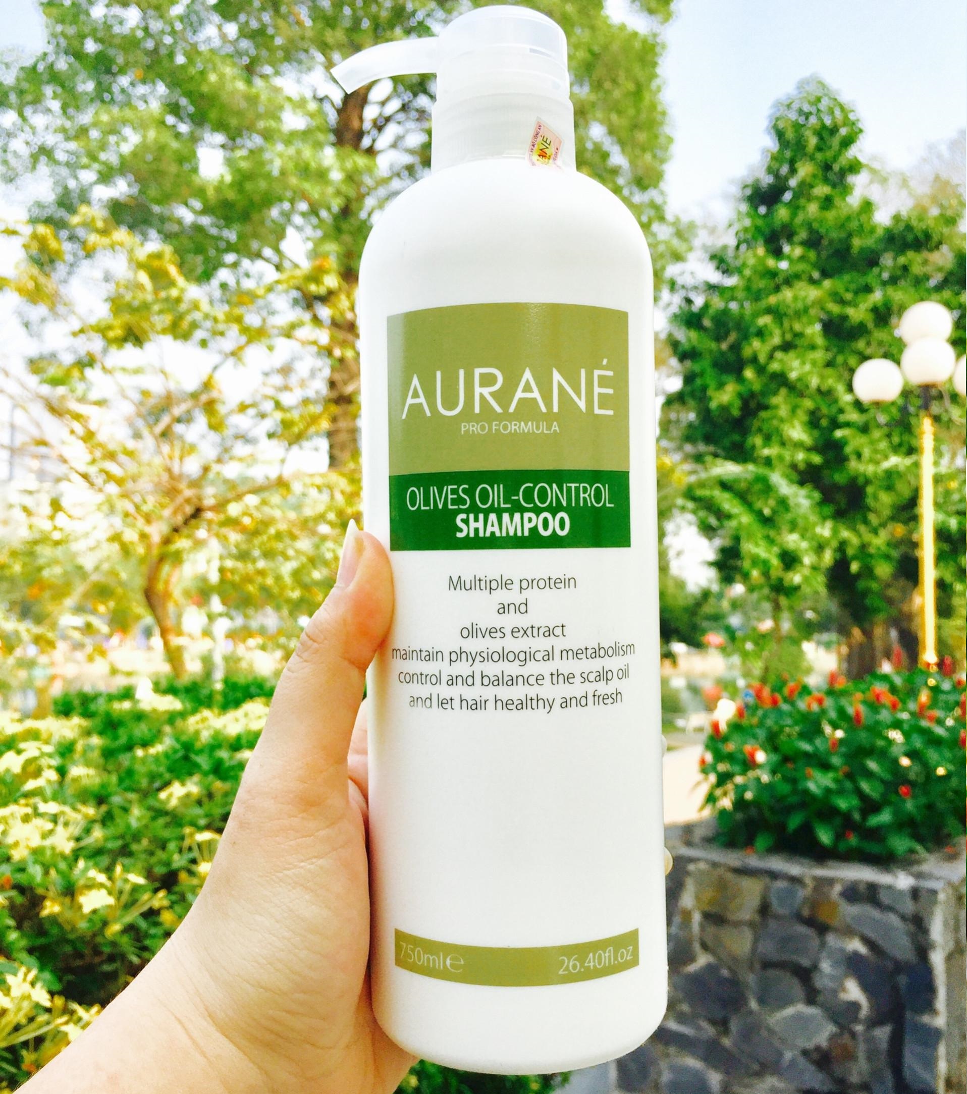 Dầu gội kiểm soát dầu AURANE Olives Oil - Control shampoo 750ml