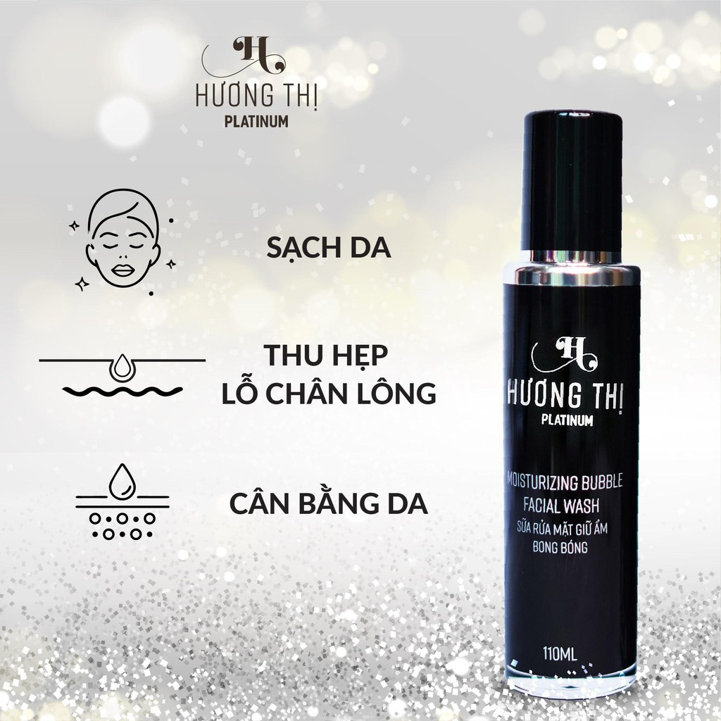 Sữa Rửa Mặt Giữ Ẩm Bong Bóng Hương Thị 110ml