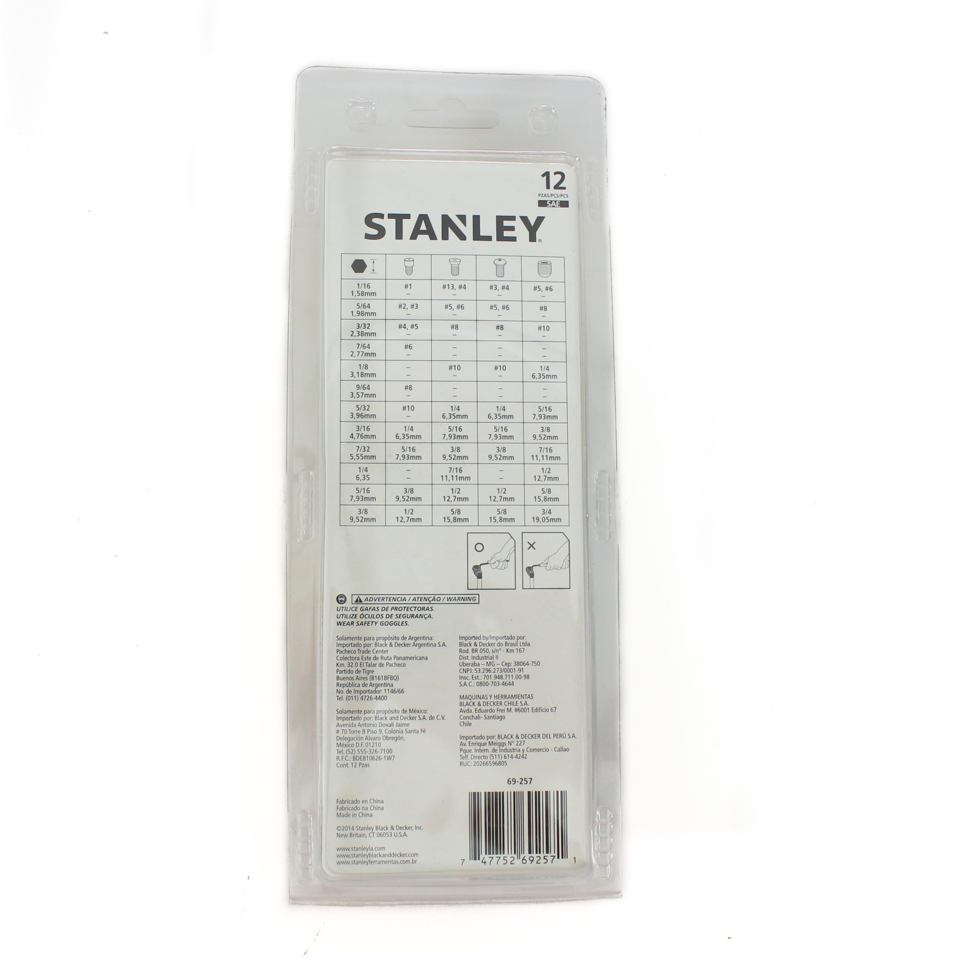 Lục giác Stanley 69-257