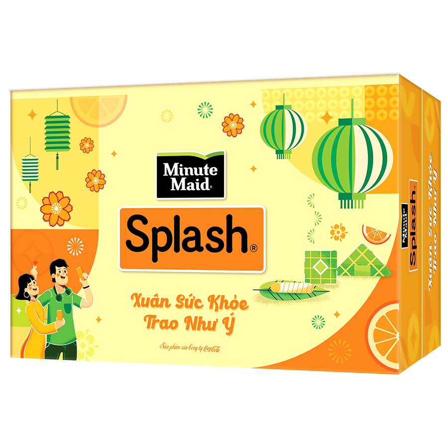 Thùng 24 Lon MINUTE MAID SPLASH (320ml x 24 Lon)