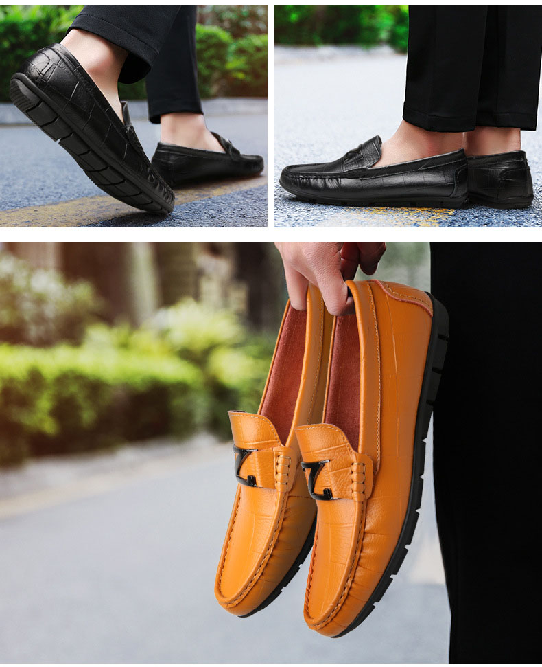 Giày lười nam da thật đẳng cấp thời trang mẫu cực đẹp - 11658