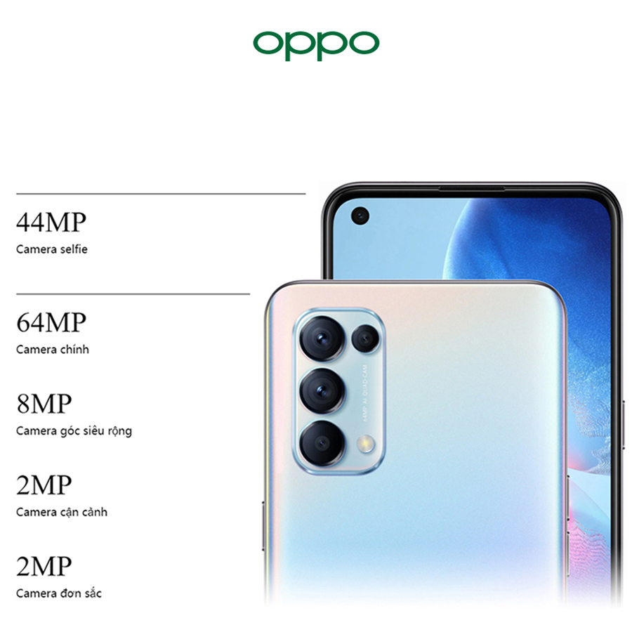 Điện Thoại Oppo Reno 5G (8GB/128G) - Hàng Chính Hãng