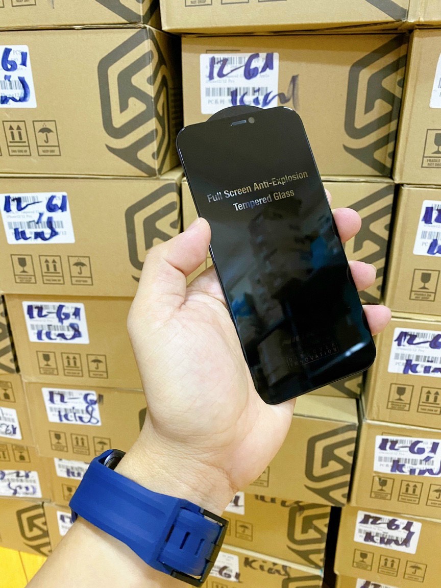 Kính cường lực chống nhìn trộm Nillkin Amazing Guardian dùng cho máy Iphone 12/12 Pro - 12 Pro Max - Hàng chính Hãng.