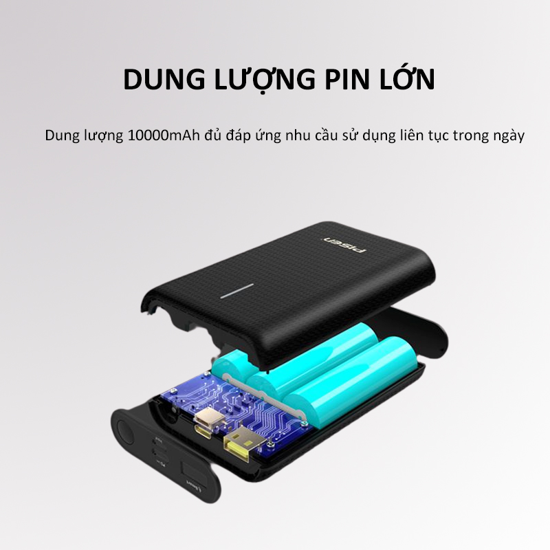 Pin sạc dự phòng Pisen easy power 6 10050mAh