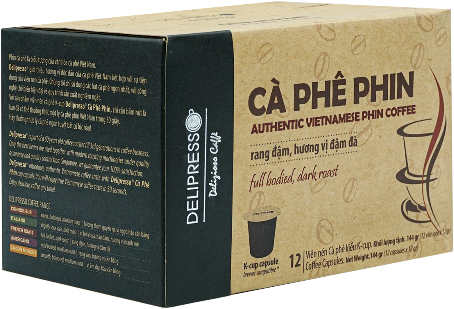 Cà Phê Viên Nén Authentic Phin coffee - Viên nén cà phê - Cà phê pha máy - Phương Vy Coffee