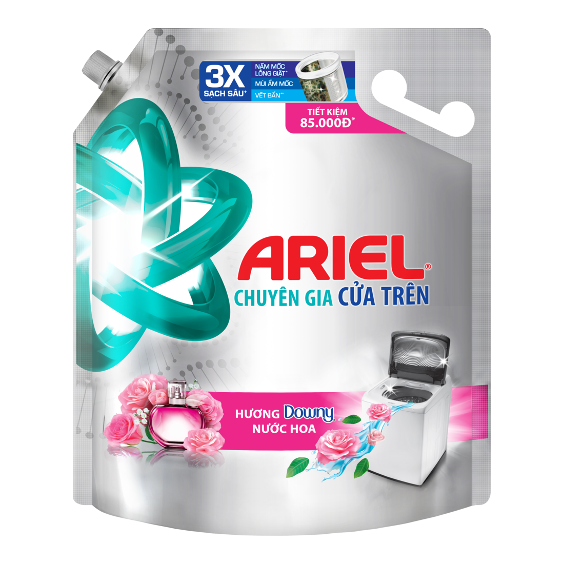 Nước Giặt Ariel Hương Downy Túi 3.2Kg