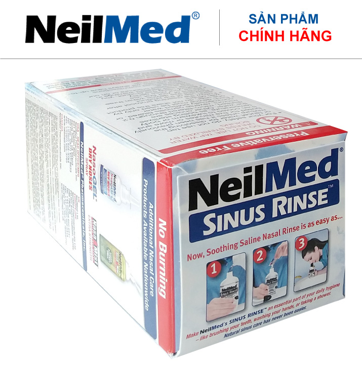 Bình Rửa Mũi Xoang Người Lớn NeilMed SinusRinse Adult Kit -Xuất Xứ Mỹ