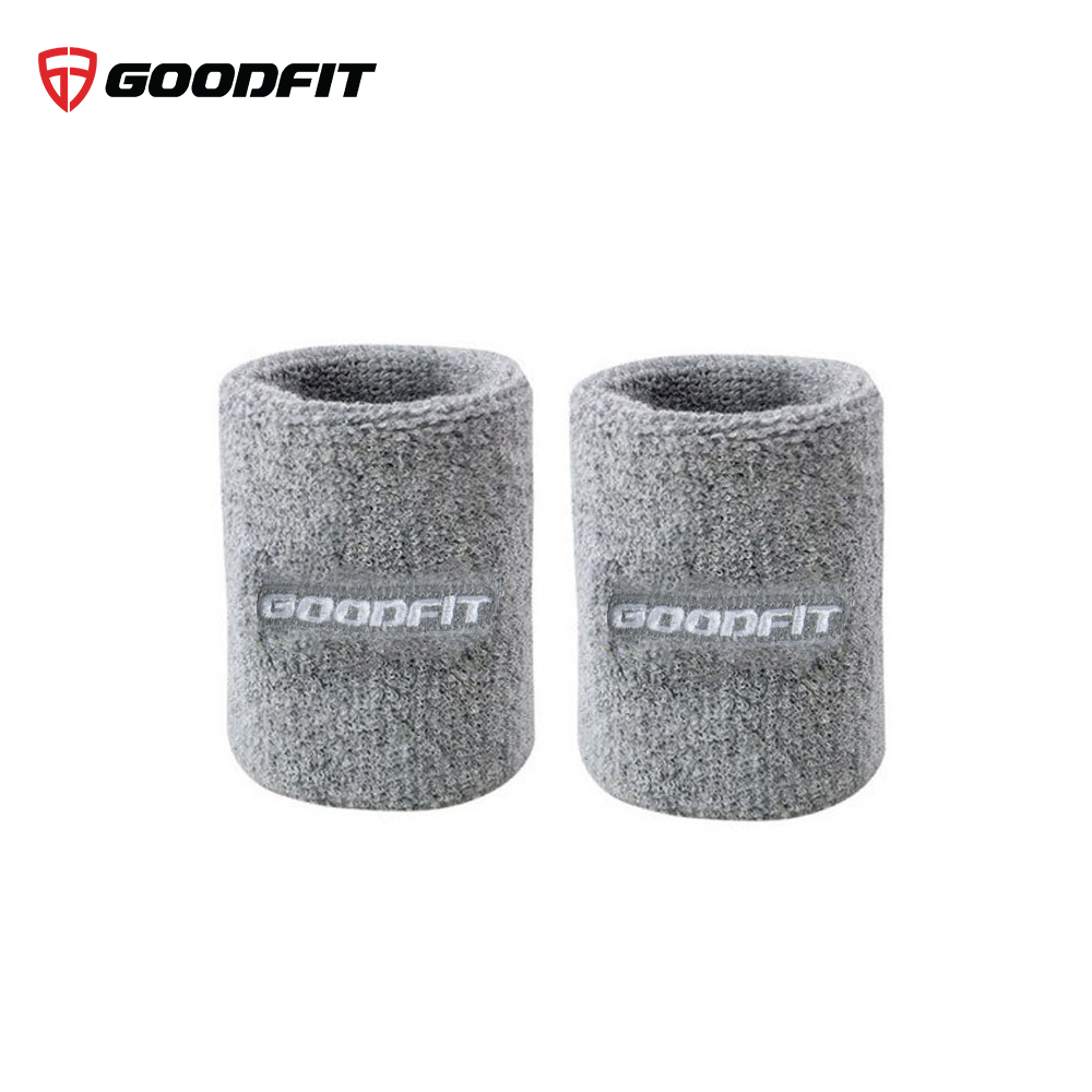 Băng cổ tay thấm mồ hôi GoodFit chất cotton mềm mại an toàn cho da GF303W