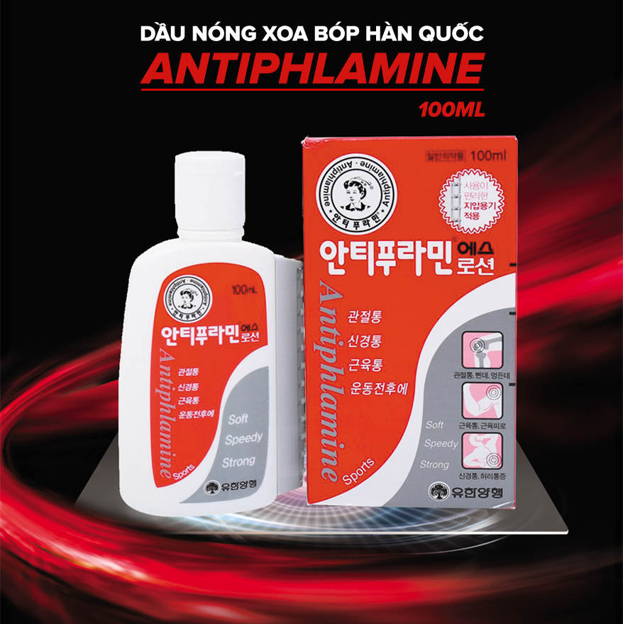 Dầu nóng Hàn Quốc xoa bóp massage Antiphlamine