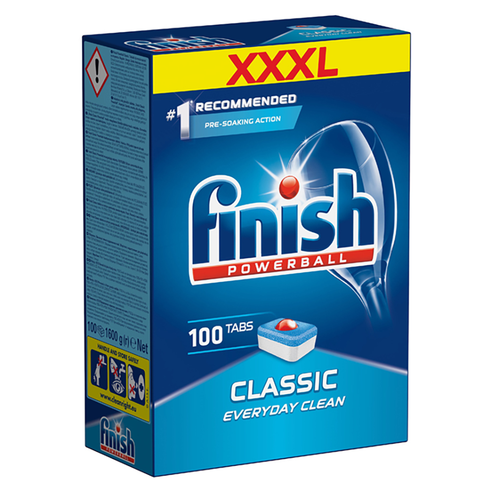 Hộp 100 viên rửa chén Finish Classic Dishwasher Tablets QT025445