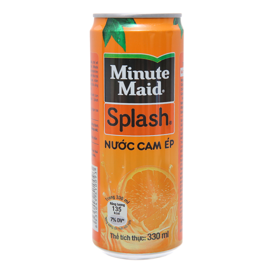 Thùng 24 Lon MINUTE MAID SPLASH (320ml x 24 Lon)