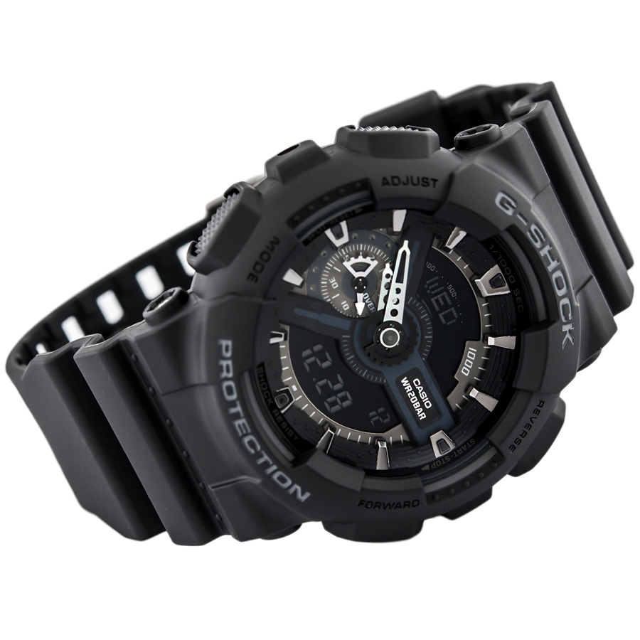 Đồng hồ nam dây nhựa Casio G-Shock chính hãng GA-110-1BDR