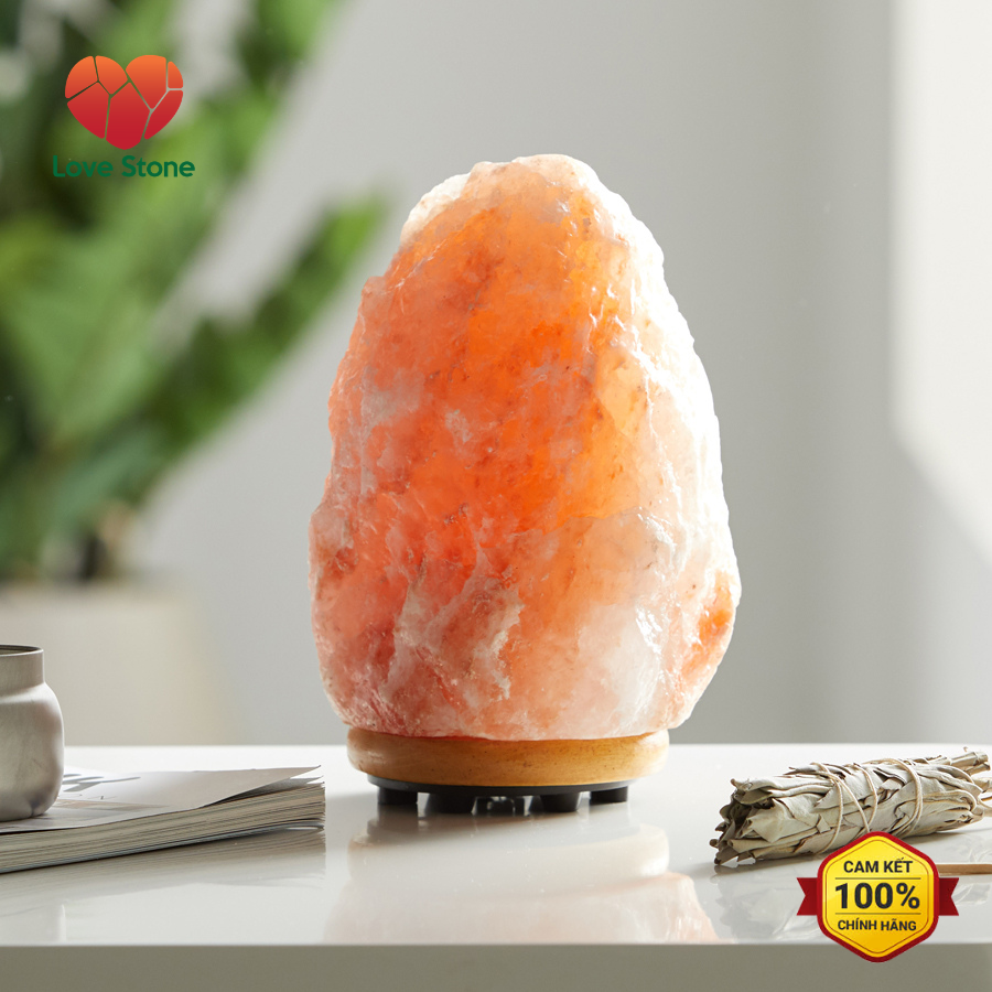 Đèn Đá Muối Tự Nhiên Himalaya Love Stone  ( 4kg - 4.5kg )