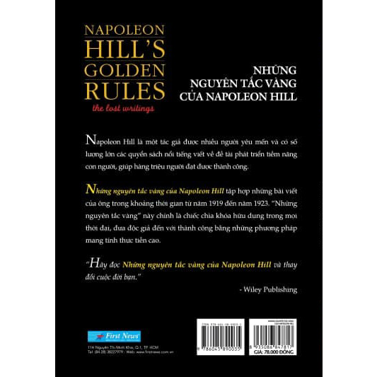 Những Nguyên Tắc Vàng Của Napoleon Hill