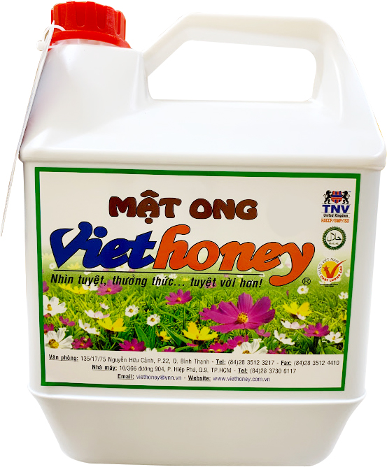 Mật ong Viethoney Can 5kg