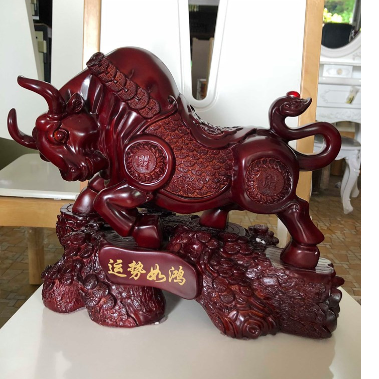 Tượng TRÂU trang trí VẬN THẾ NHƯ HỒNG