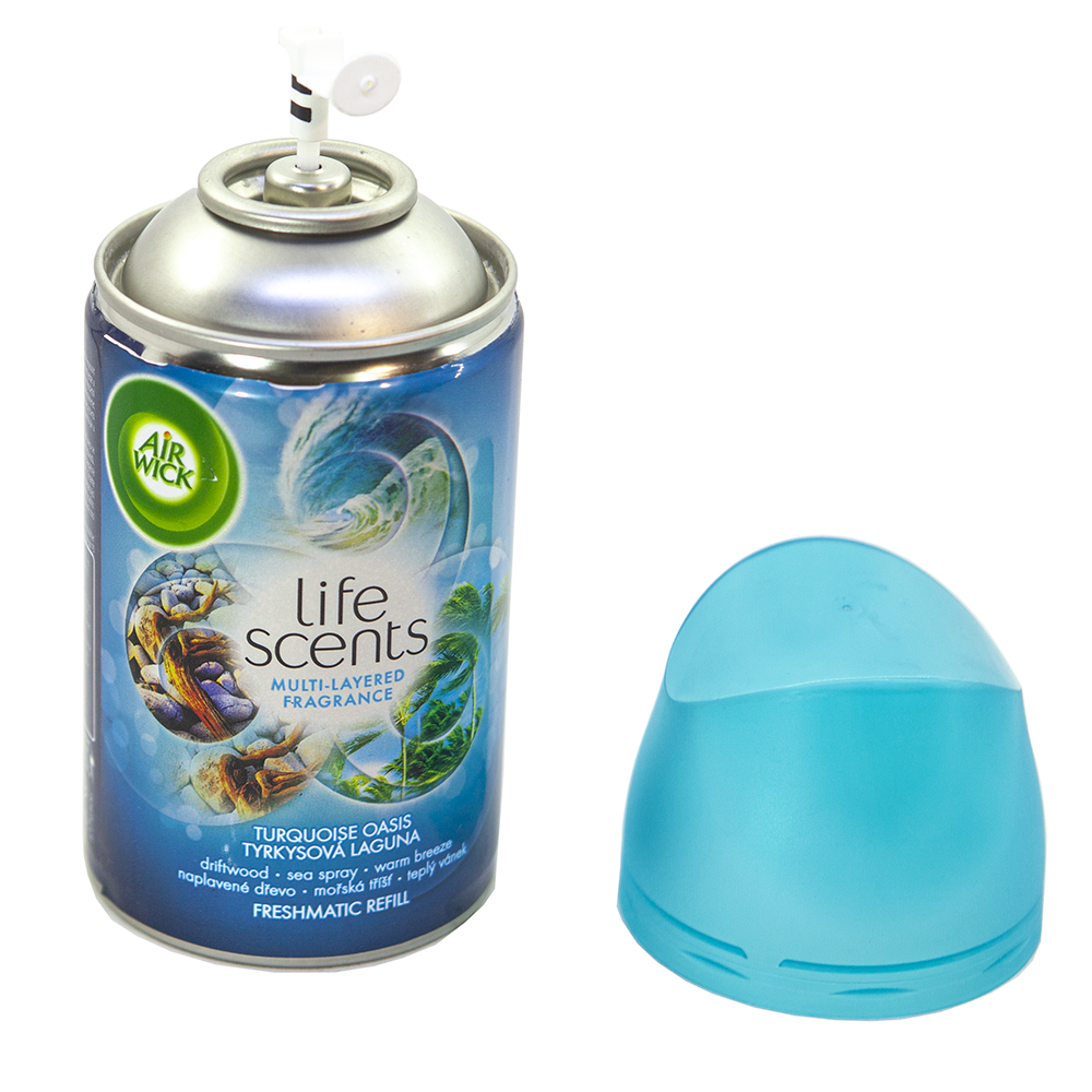 Bình xịt tinh dầu thiên nhiên Air Wick Turquoise Oasis 250ml QT006526 - hương gió biển