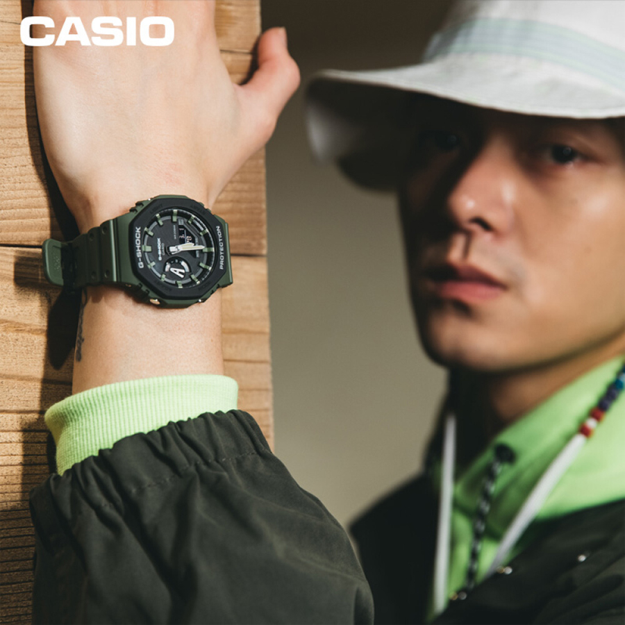 Đồng hồ nam dây nhựa Casio G-Shock chính hãng GA-2110SU-3ADR