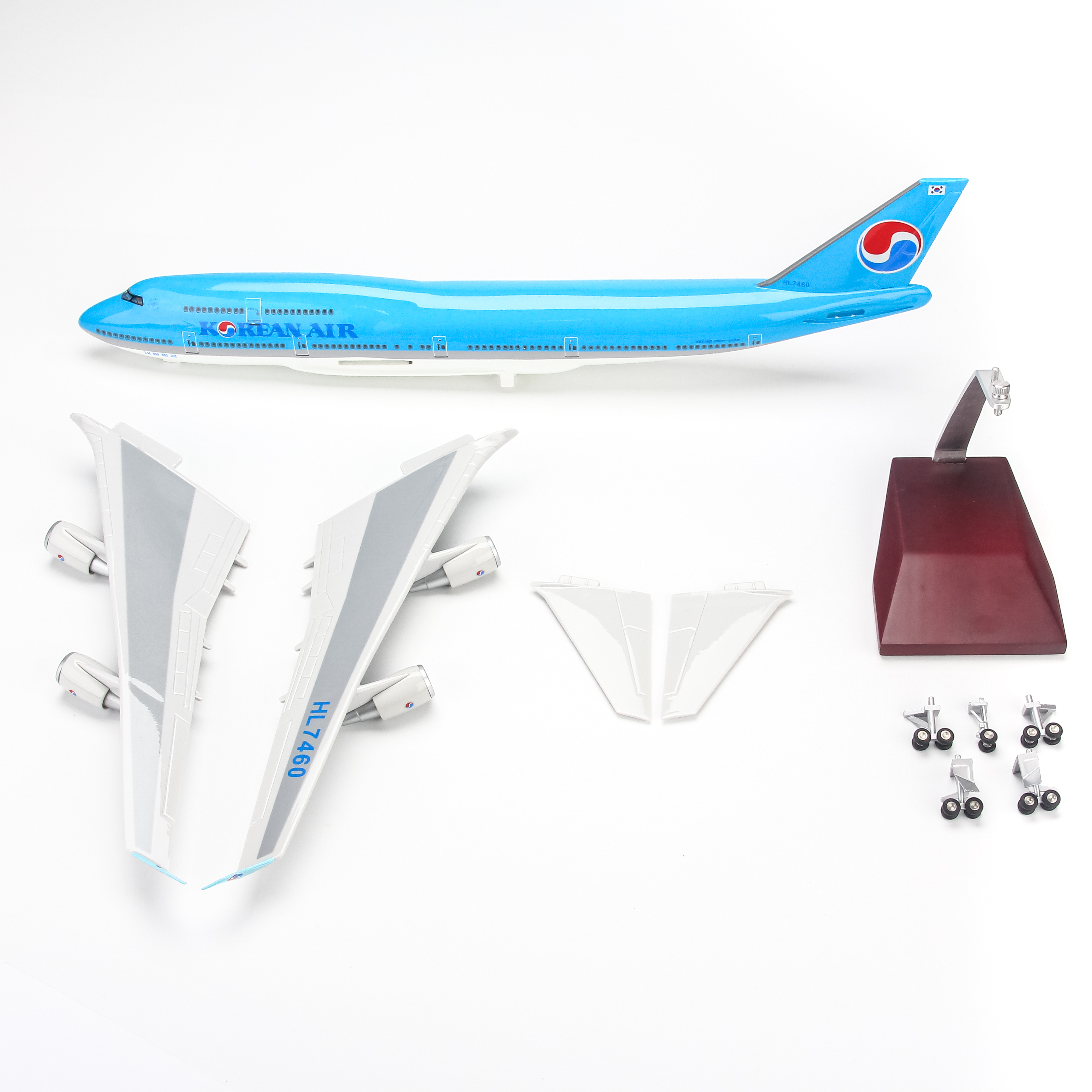 Mô Hình Máy Bay AIRBUS A380 KOREAN AIRWAYS 47CM (LED)