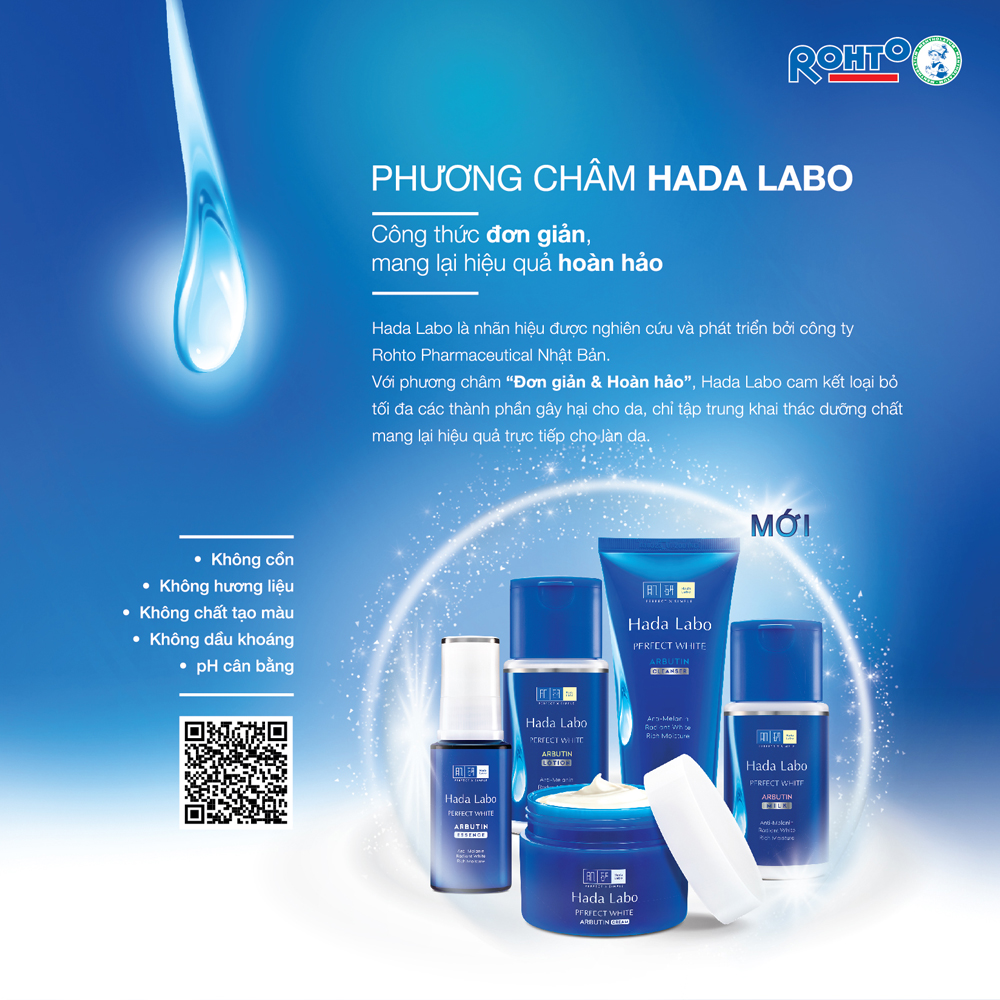 Kem dưỡng trắng Hada Labo Perfect White Tranexamic Acid Cream 50g