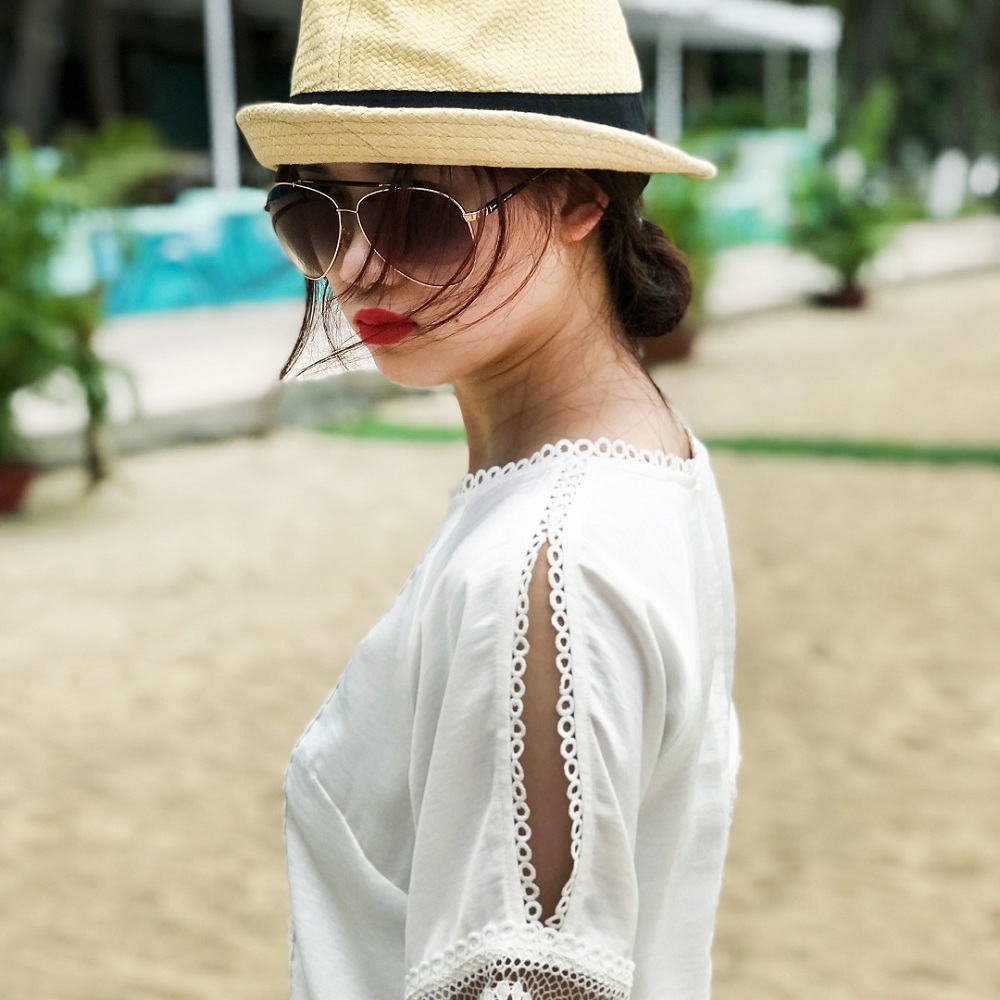 Đầm Suông Hity DRE113 (Trắng Kim Cương)