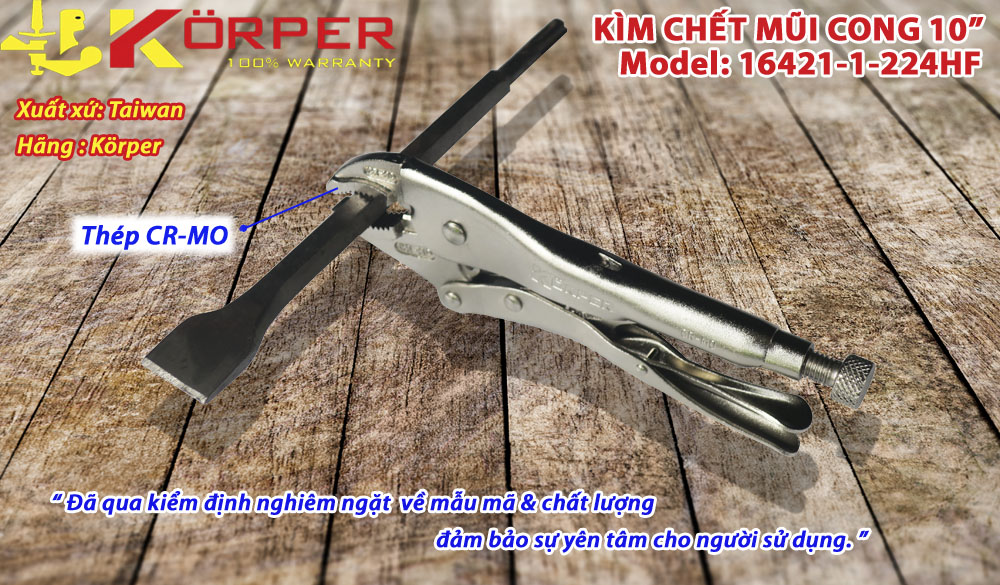 Kìm chết Korper KP-16421-1-224