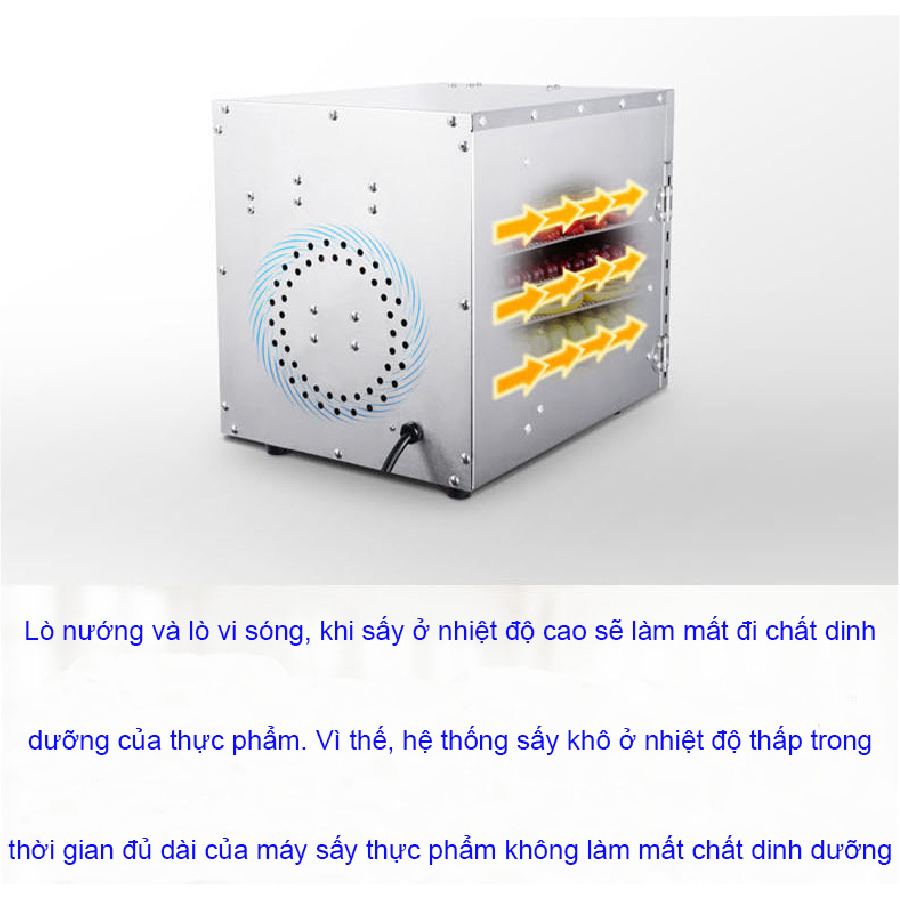 Máy sấy khô thực phẩm Septree 6 khay - Hàng nhập khẩu