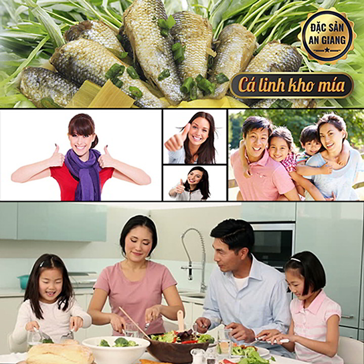 Thùng Cá Linh kho mía - Antesco