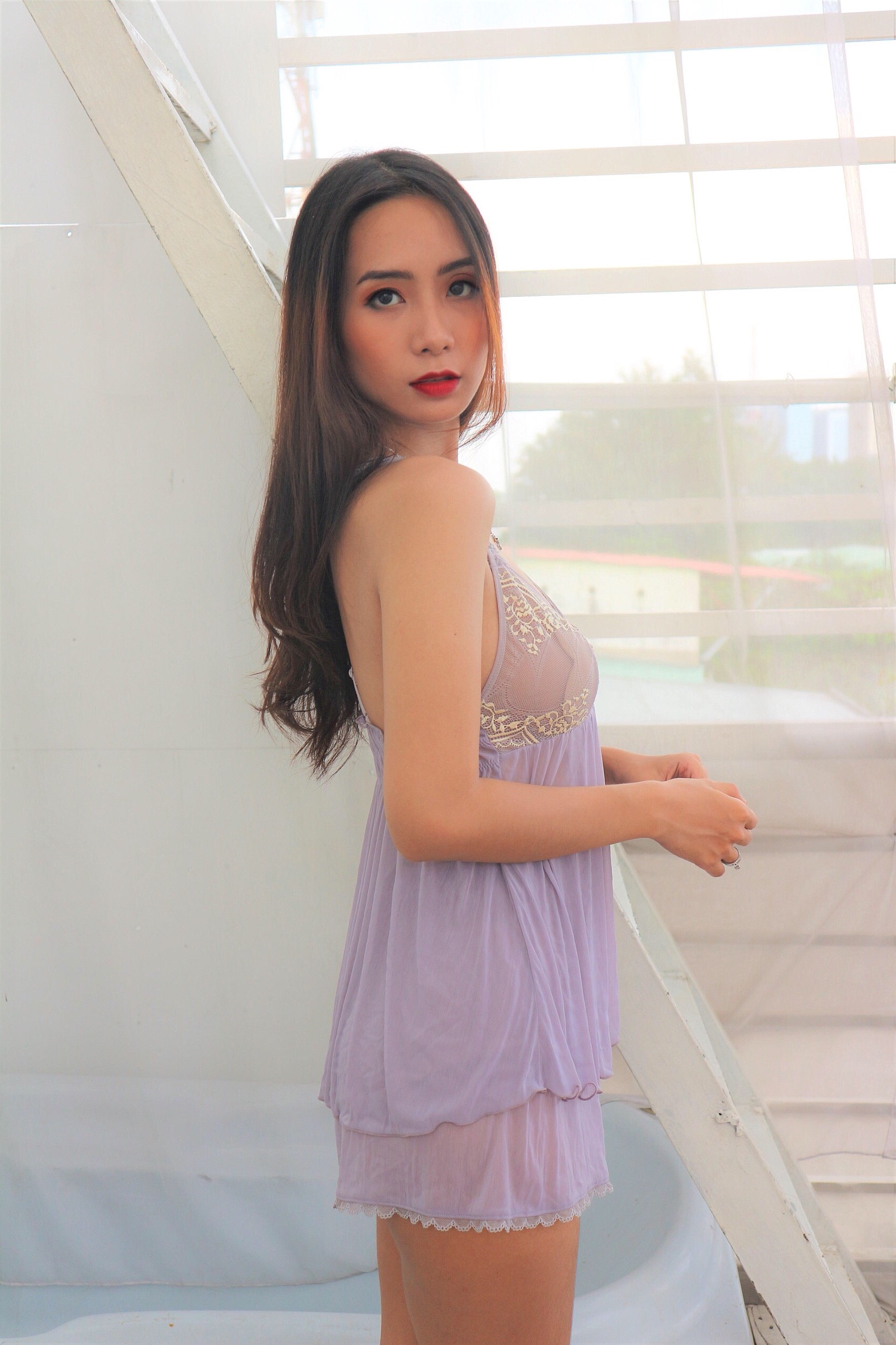 Đầm ngủ thời trang BARE G4040067-VX màu xám